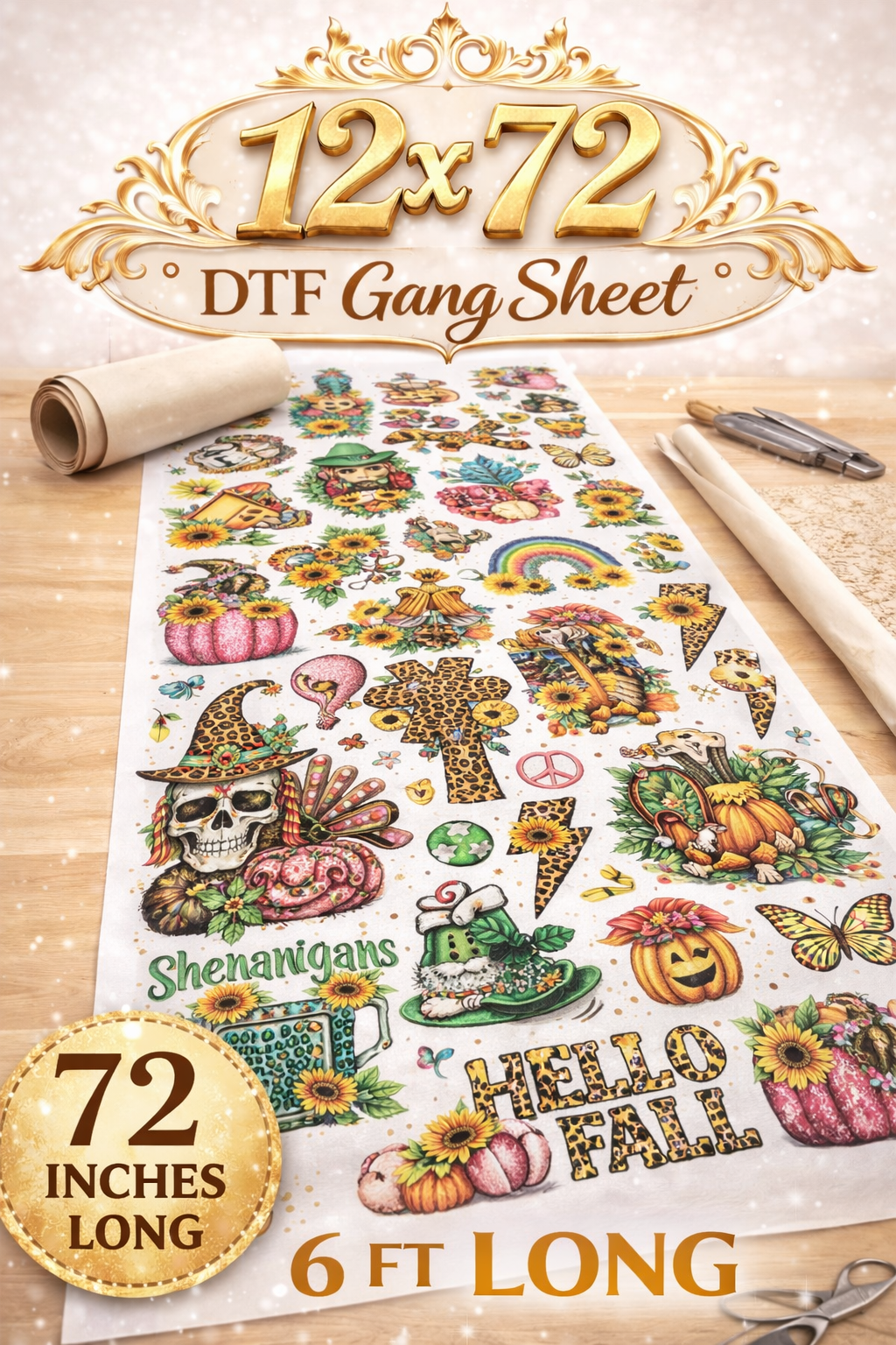 DTF Gang Sheets (Build a Gang Sheet)